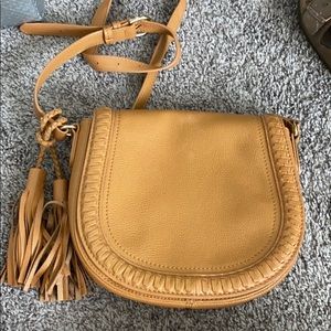 Barney’s cross body saddle leather bag